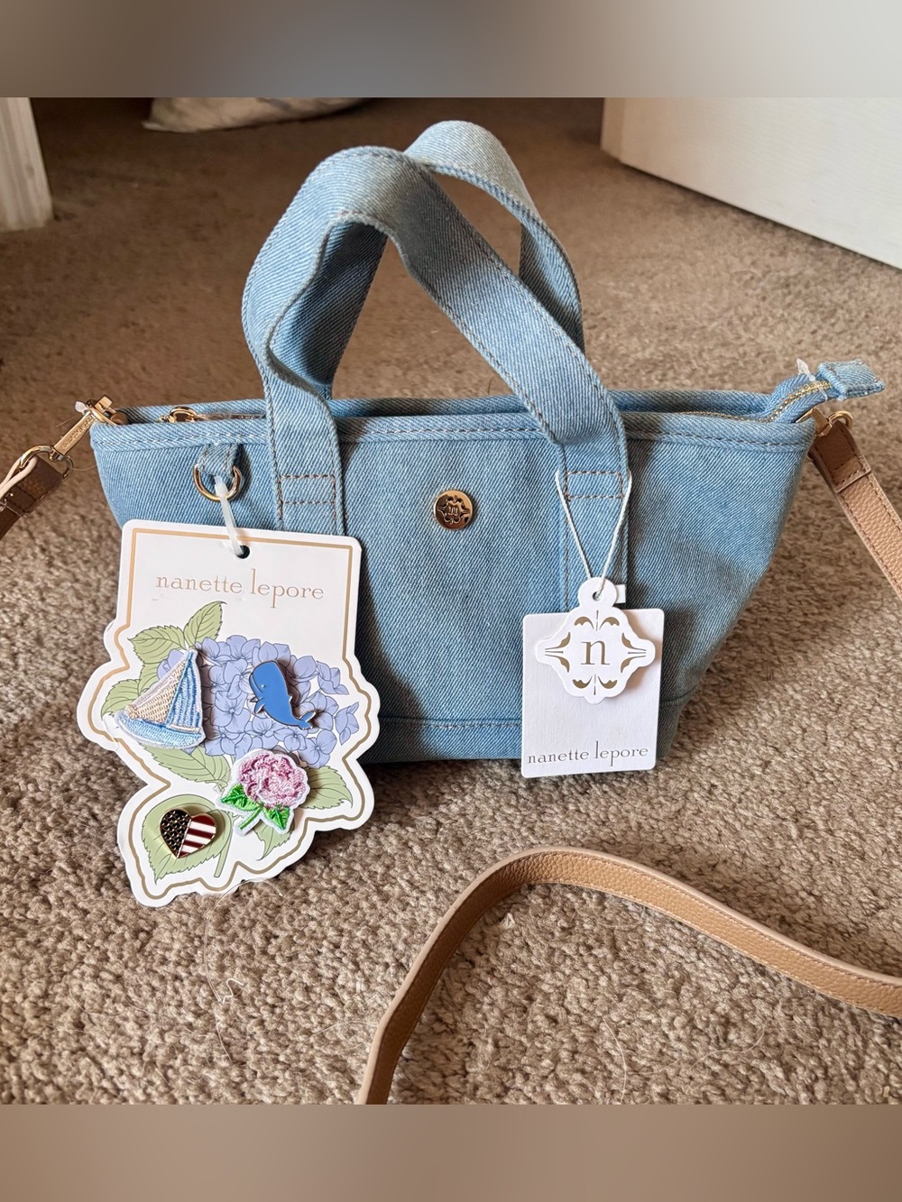 Nanette Lepore Denim Crossbody